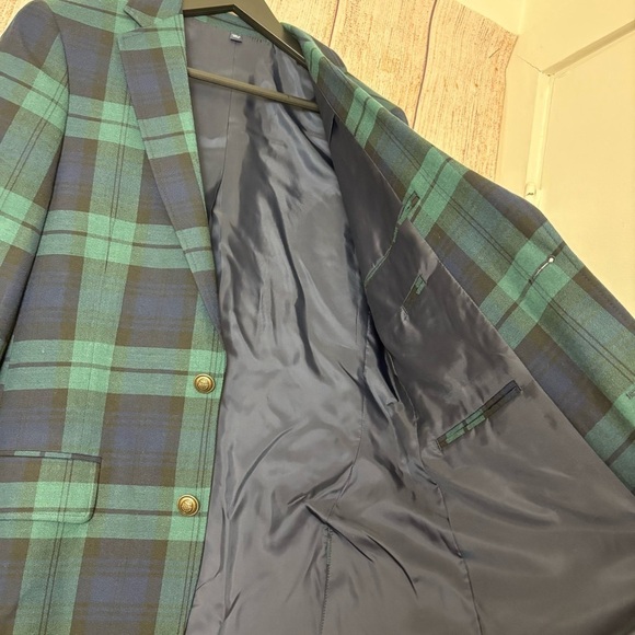 J.crew Mens Thompson University Blazer Jacket Wool Blend Slim Fit size 34R - Picture 2 of 15